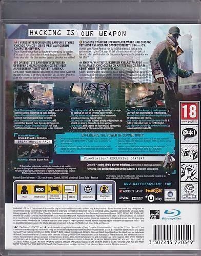 Watch Dogs Special Edition - PS3 (B Grade) (Genbrug)